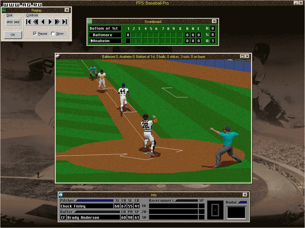 Front Page Sports: Baseball Pro '98 - кадр 11