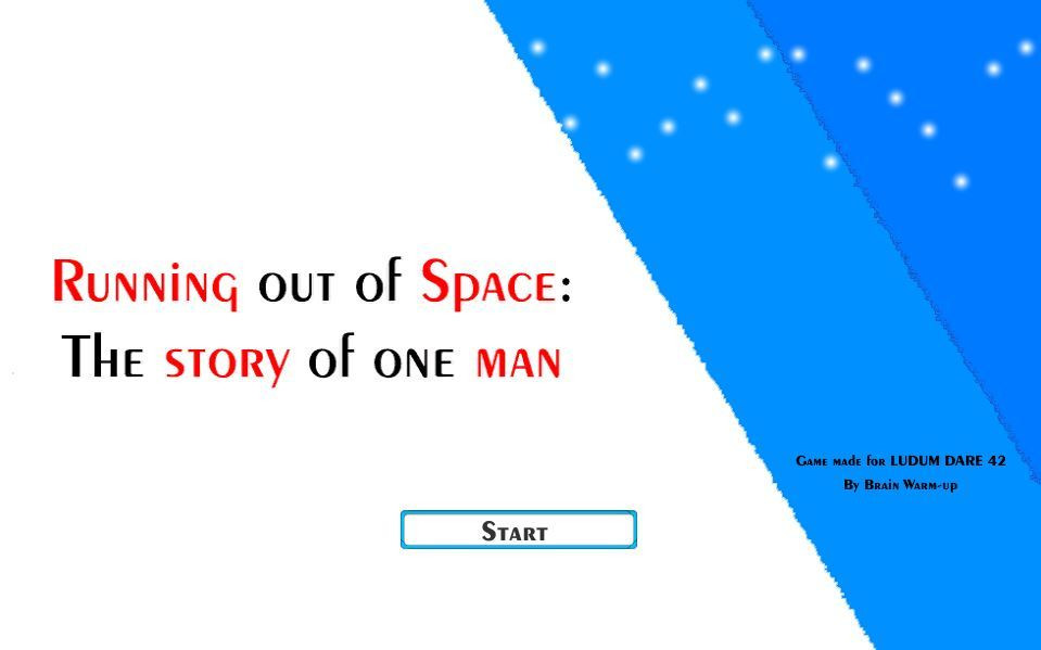 Running out of Space: The story of one man (itch) - кадр 1