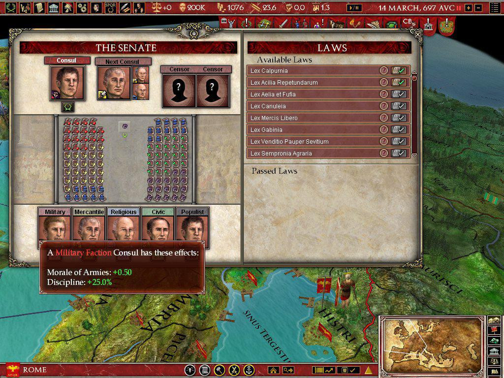 Europa Universalis: Rome - Gold Edition - кадр 13