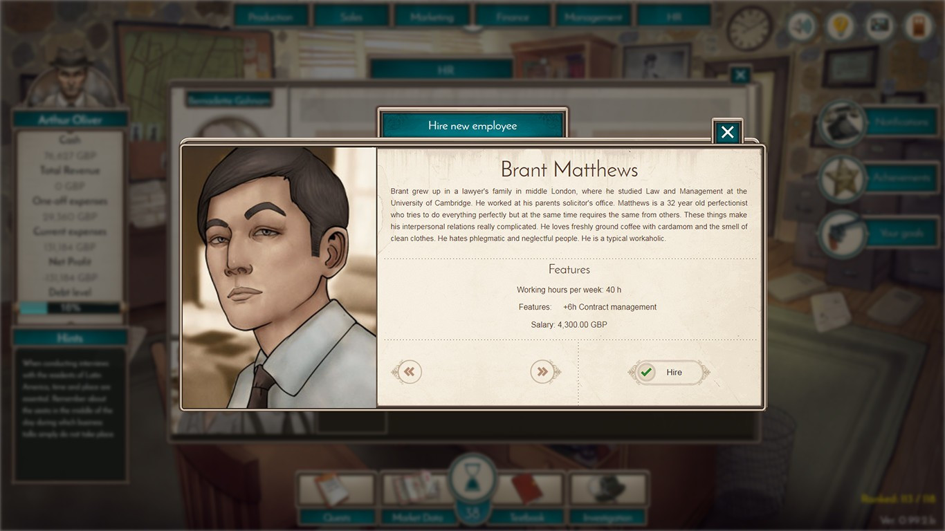 Coffee Noir - Business Detective Game - кадр 8