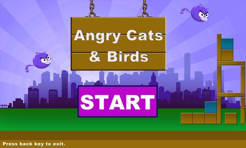 Angry Cats and Birds (itch) - кадр 1