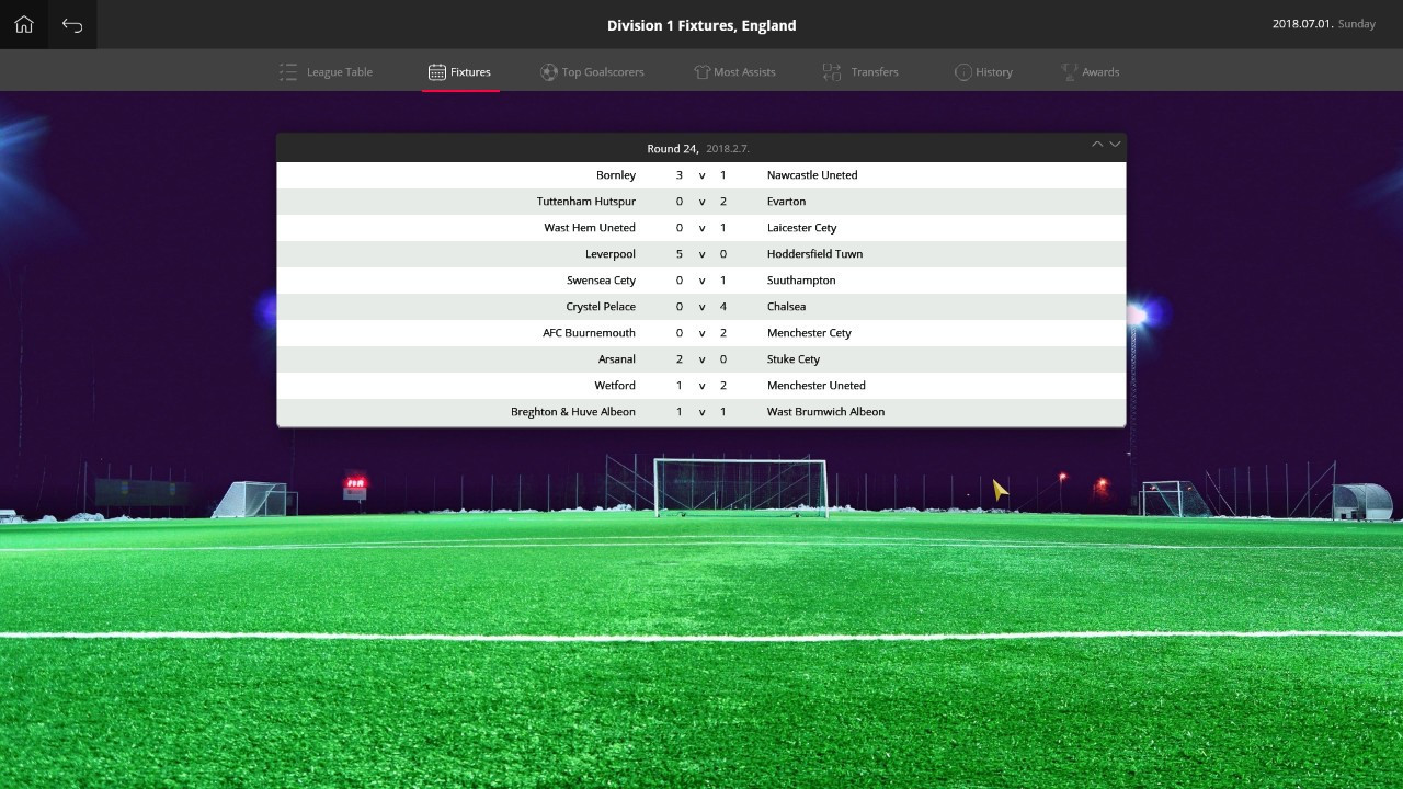 Global Soccer Manager 2018 - кадр 10