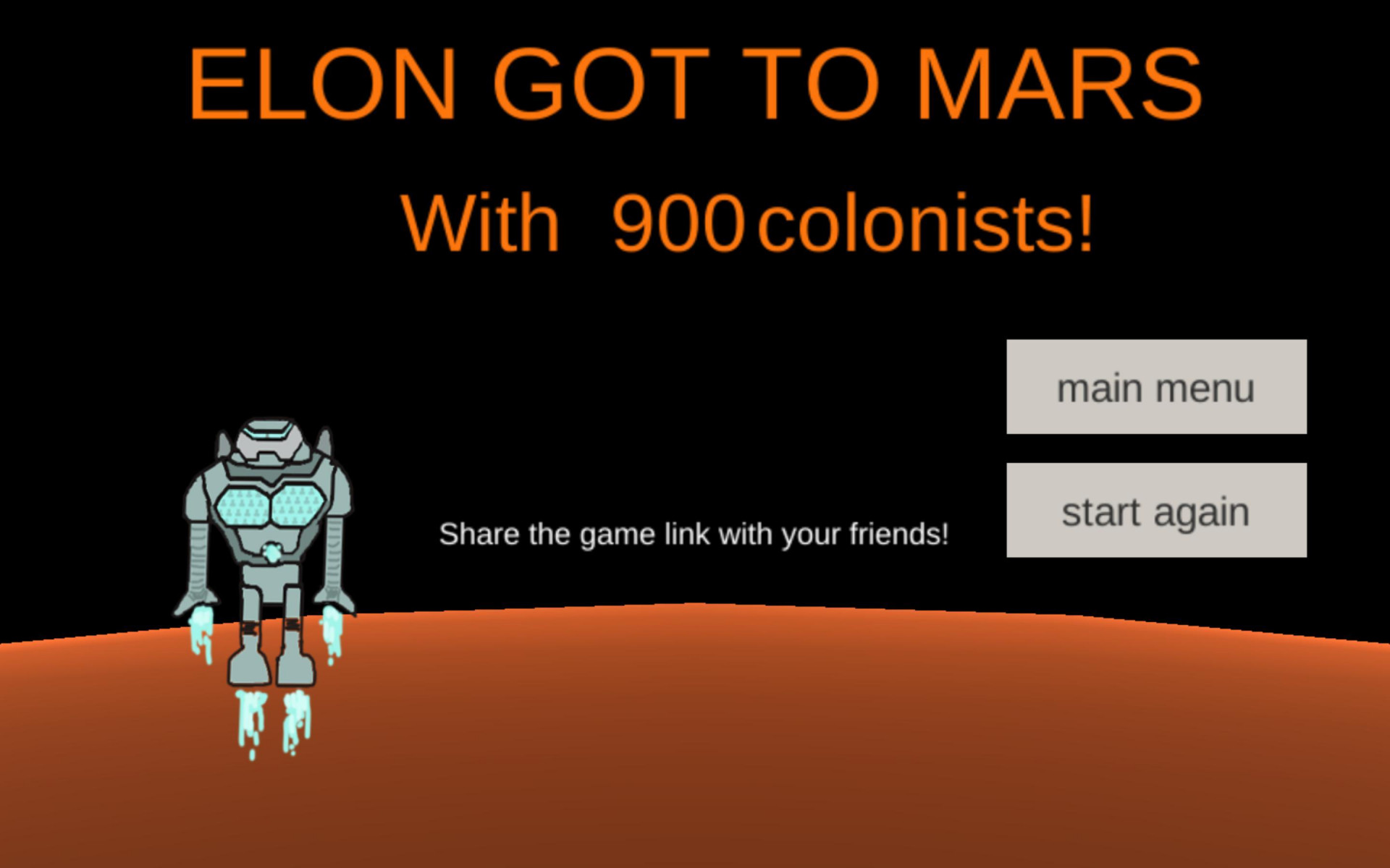 Elon goes to Mars! (itch) - кадр 4