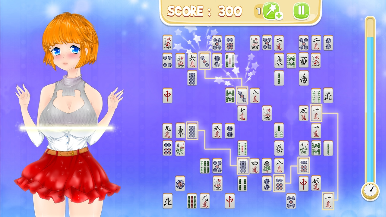 Mahjong Pretty Manga Girls - кадр 10