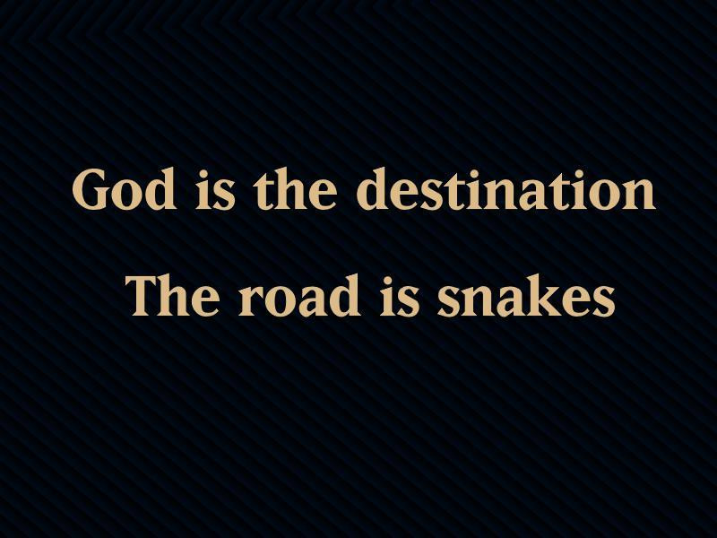 God is the Destination, and the Road is Snakes (itch) - кадр 1