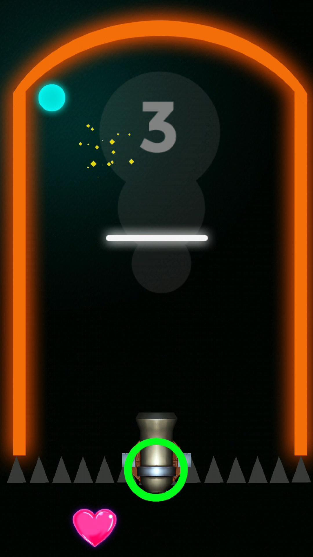 Glow Ball: Bouncy wall (itch) - кадр 6