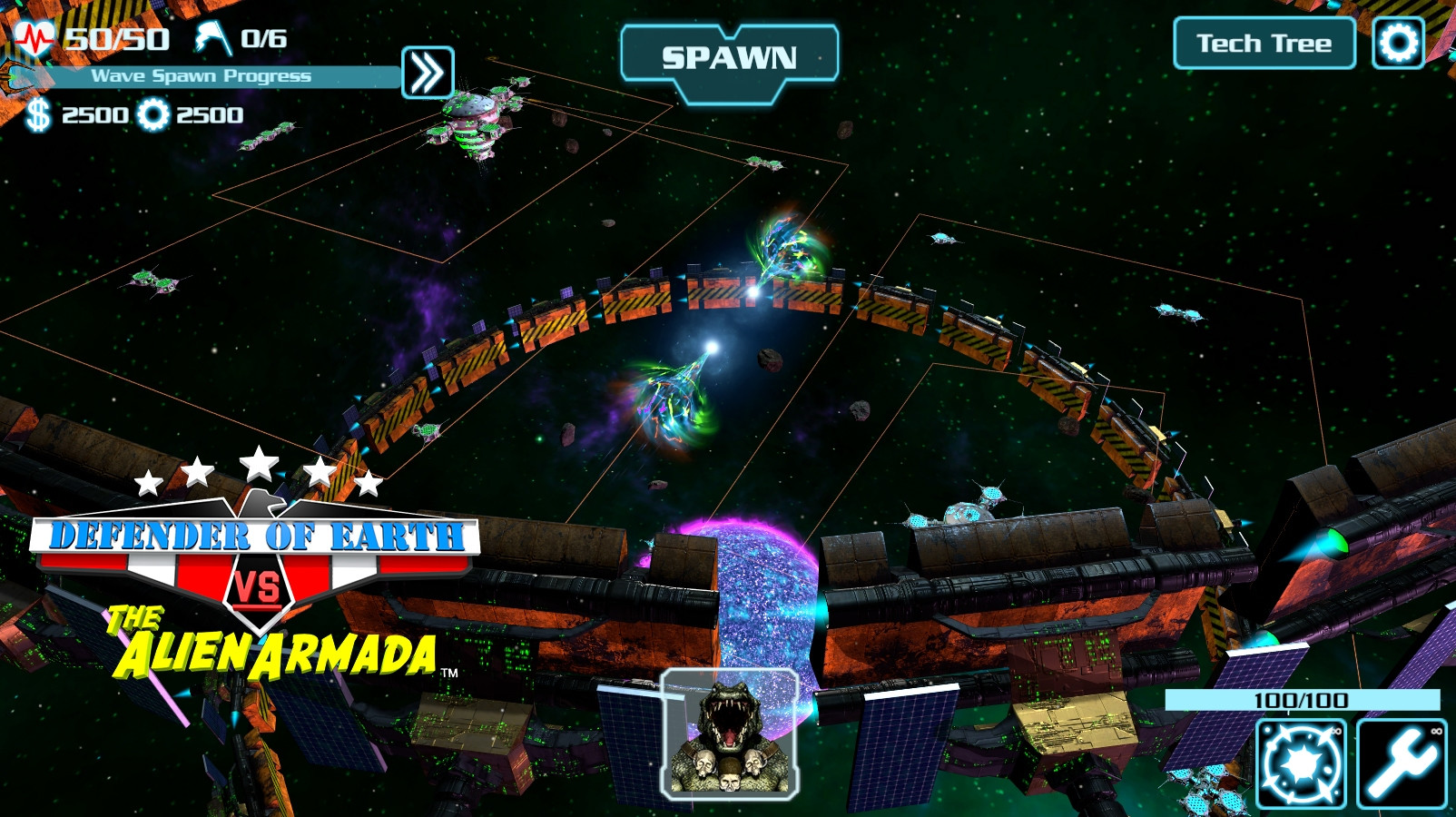 DEFENDER OF EARTH VS THE ALIEN ARMADA - кадр 6