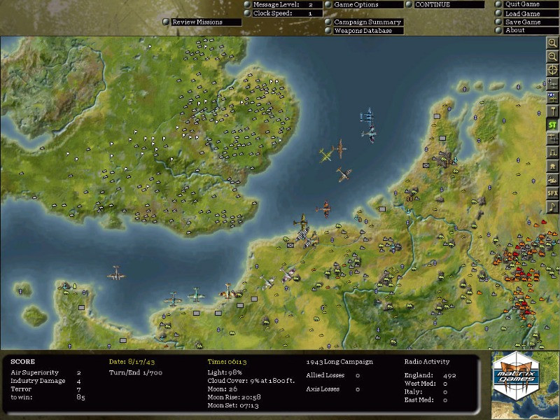 Gary Grigsby’s Eagle Day to Bombing of the Reich - кадр 7