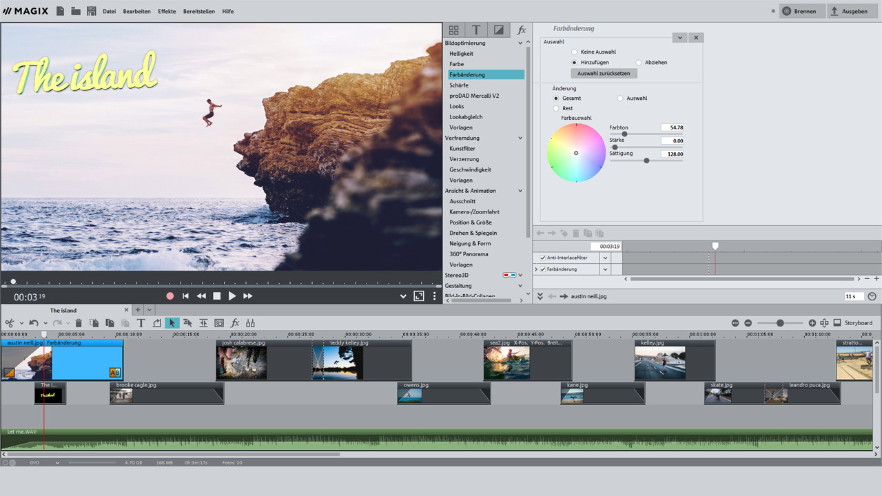 MAGIX Photostory 2017 Deluxe - кадр 5