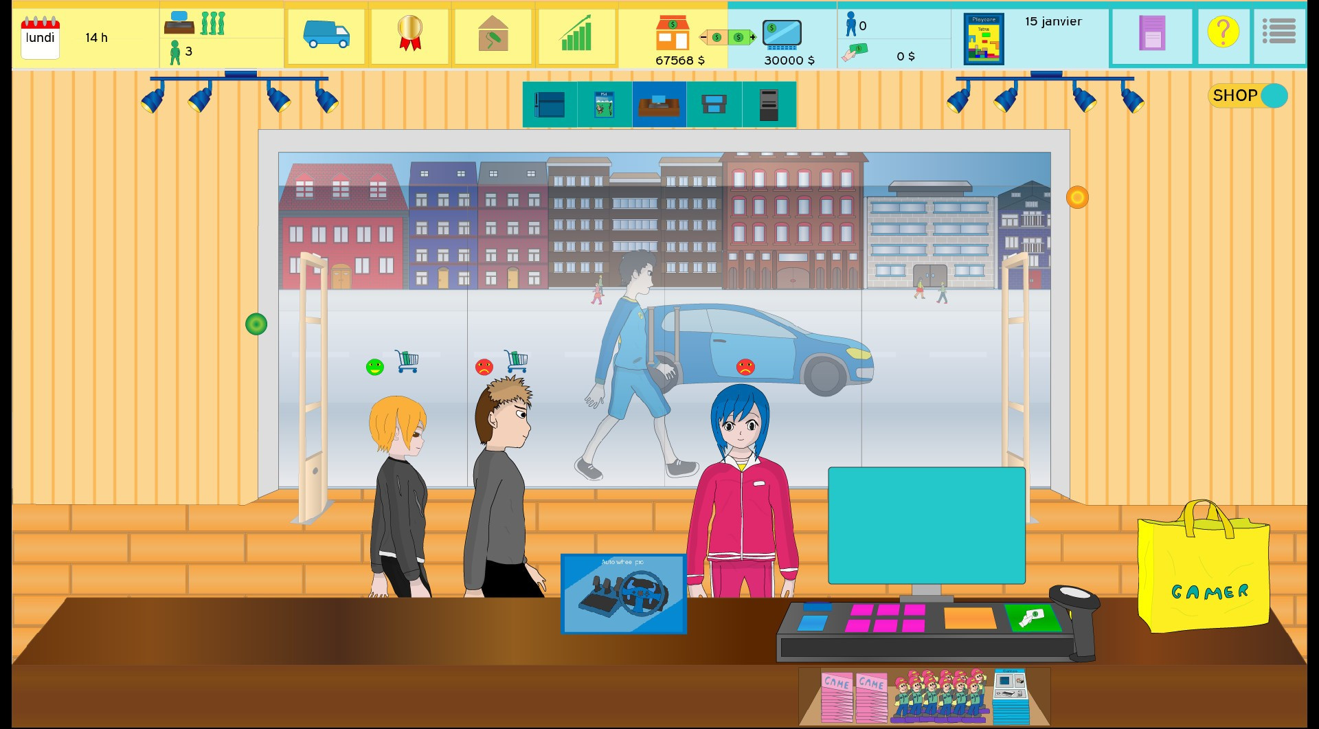 Shop Manager: Video Game Tycoon - кадр 3