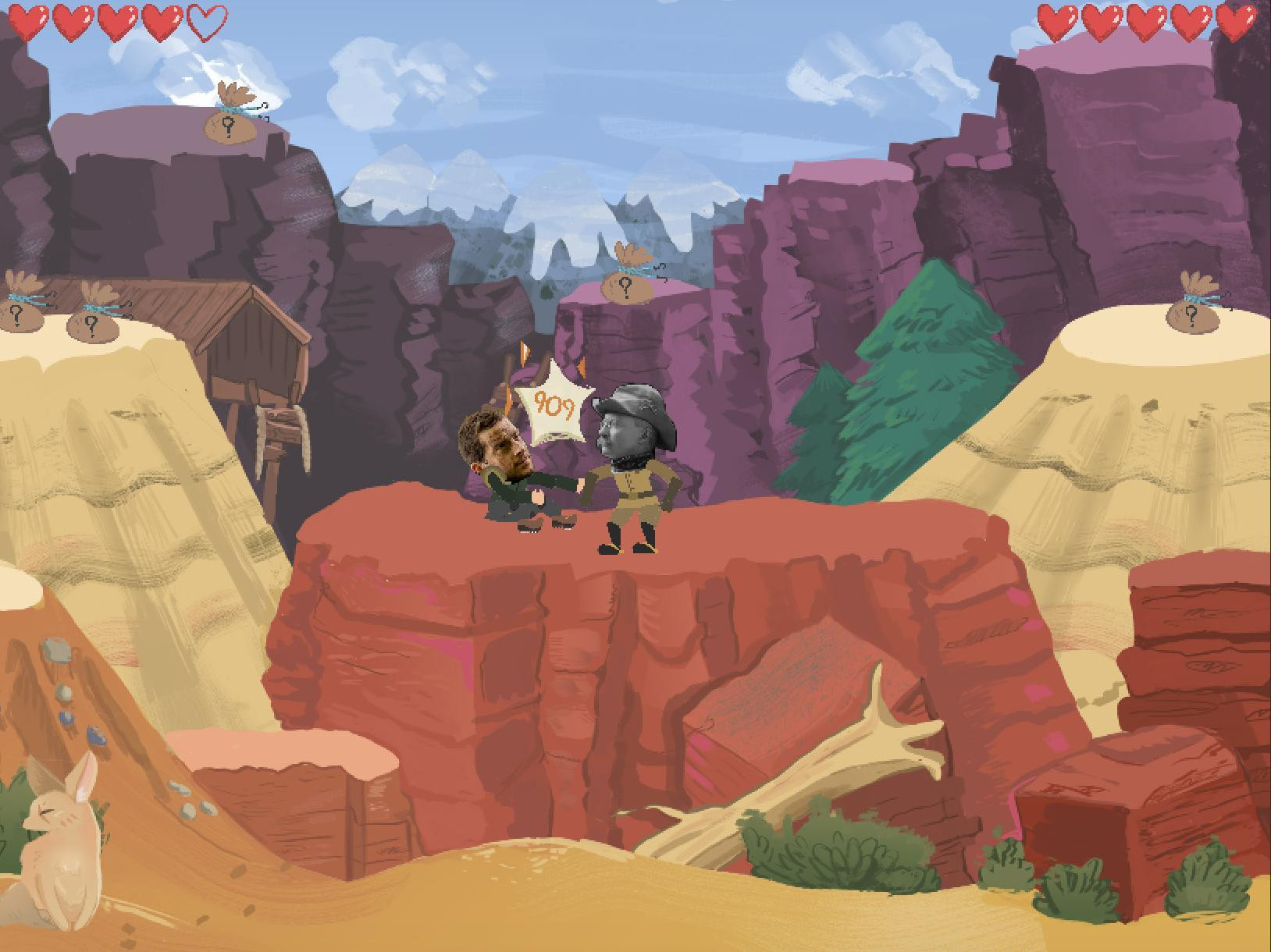 Bear Gryllis vs Teddy Roosevelt (itch) - кадр 1