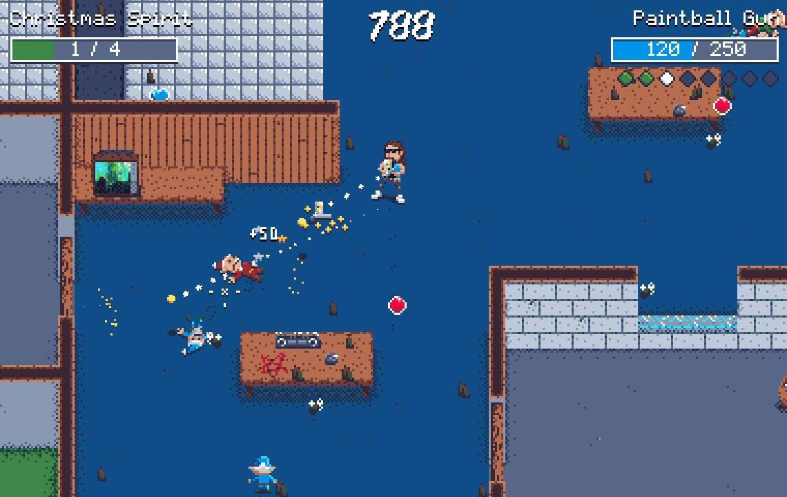 Headbangers vs. Christmas Elves (itch) - кадр 3