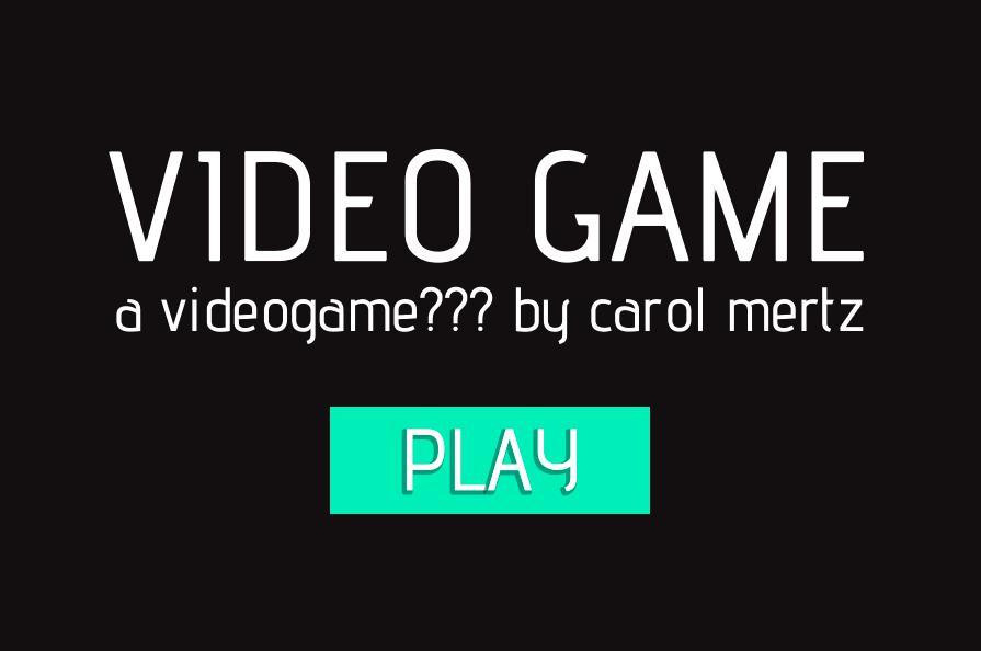 VIDEO GAME: a videogame??? (itch) - кадр 1