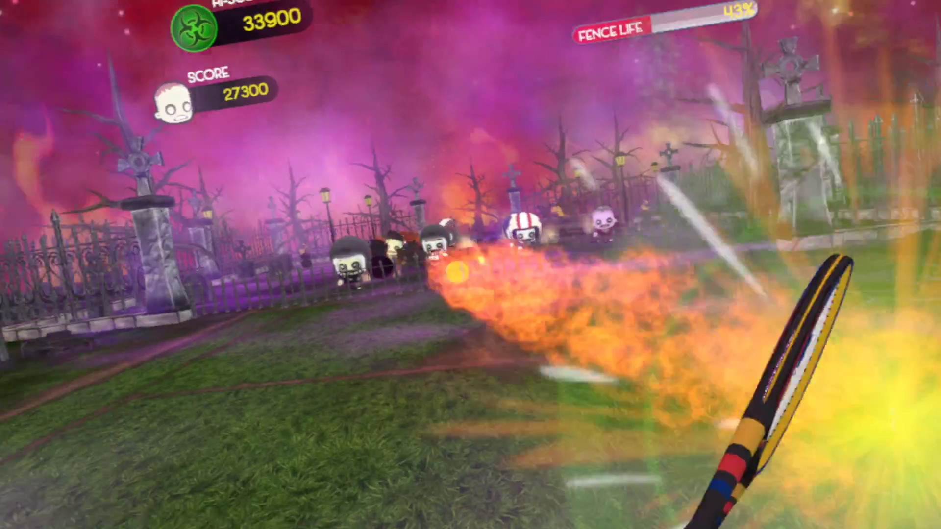 Smoots Tennis Survival Zombie - кадр 5