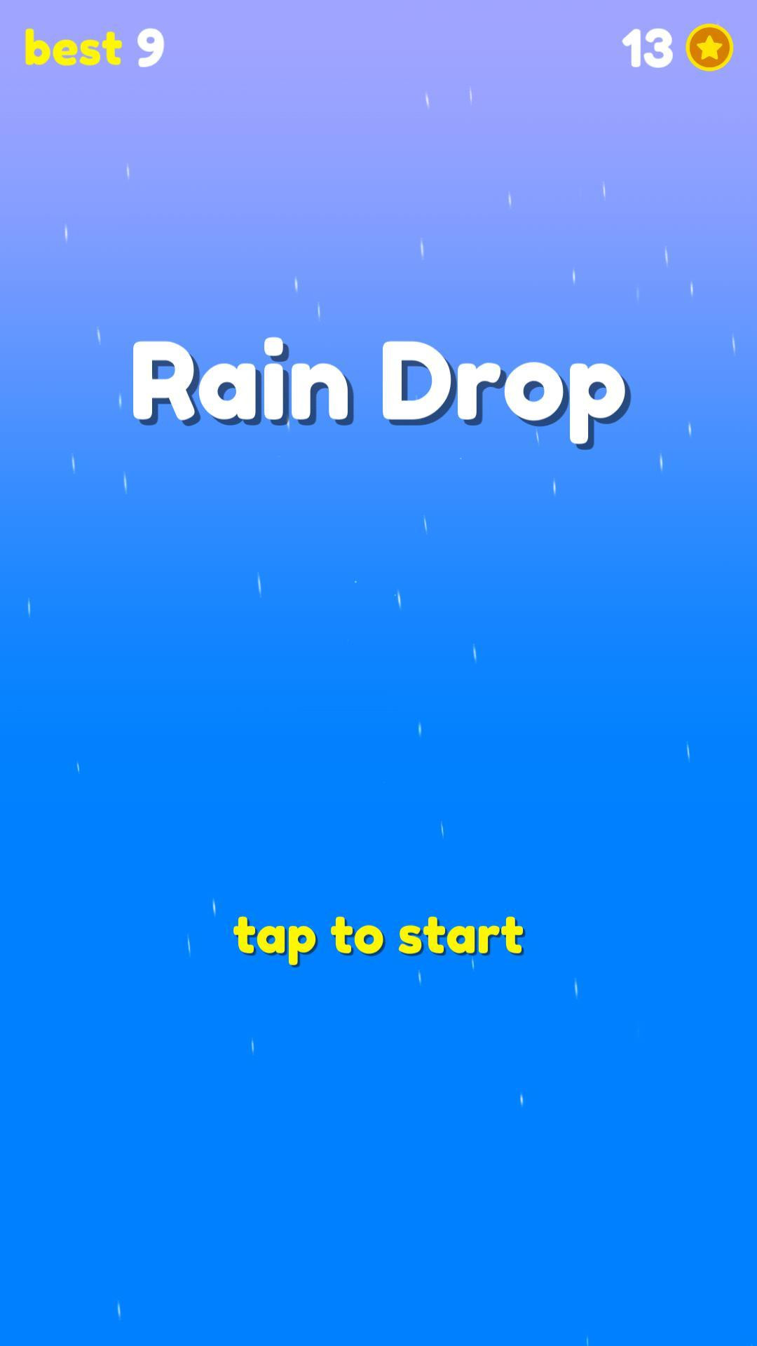 Rain Drop - falling from the sky - Slide rain drop down the clouds (itch) - кадр 3