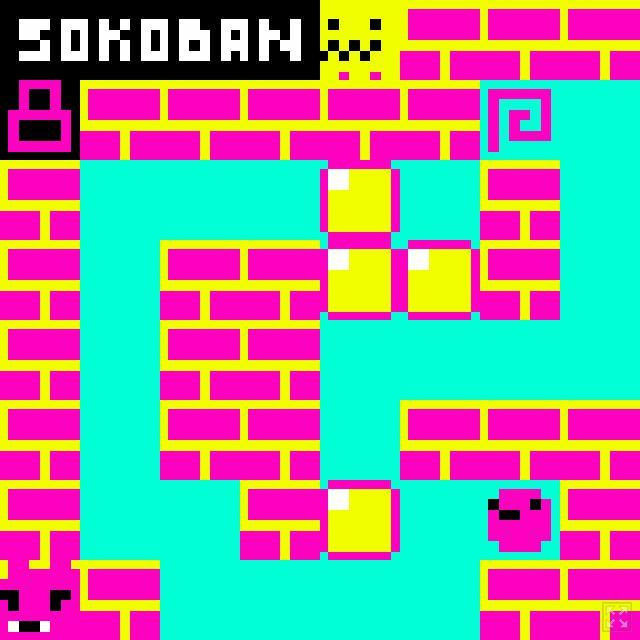 Sokoban8 tutorial game (itch) - кадр 1