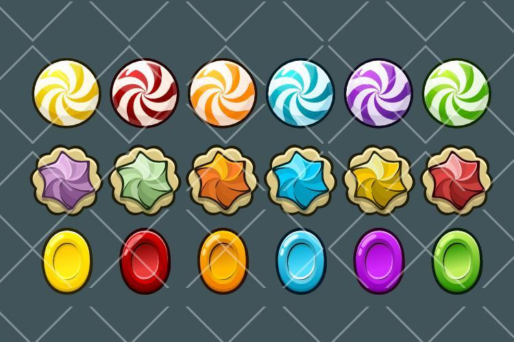 Match three candy (itch) - кадр 1