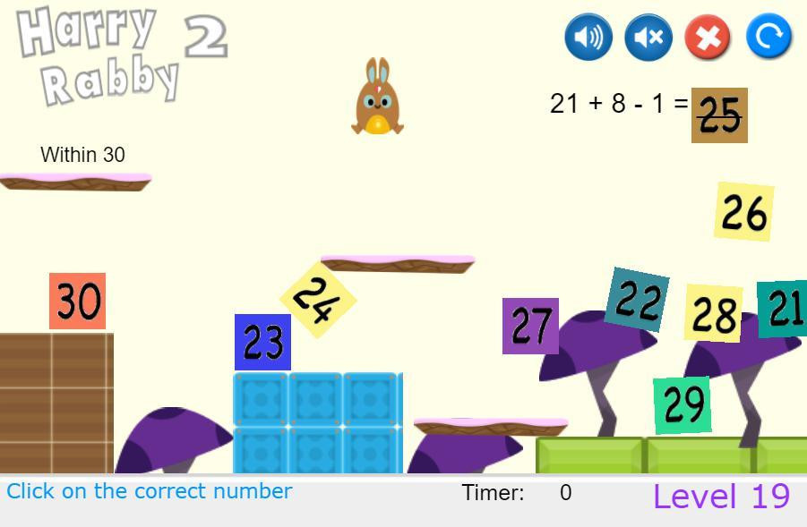 HarryRabby2 Add & Subtract 3 numbers FULL version (itch) - кадр 4