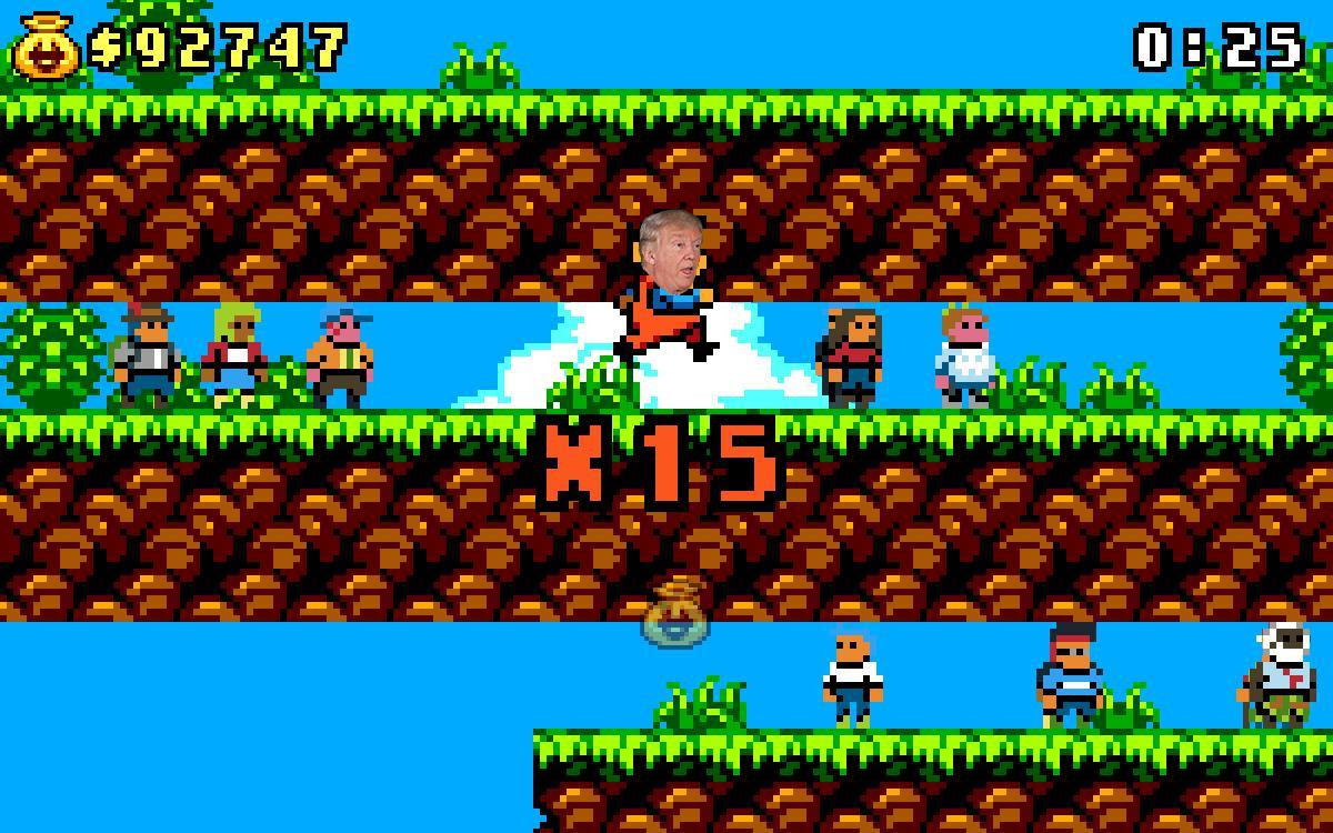 Trump Jump (One Happy Giant) (itch) - кадр 2