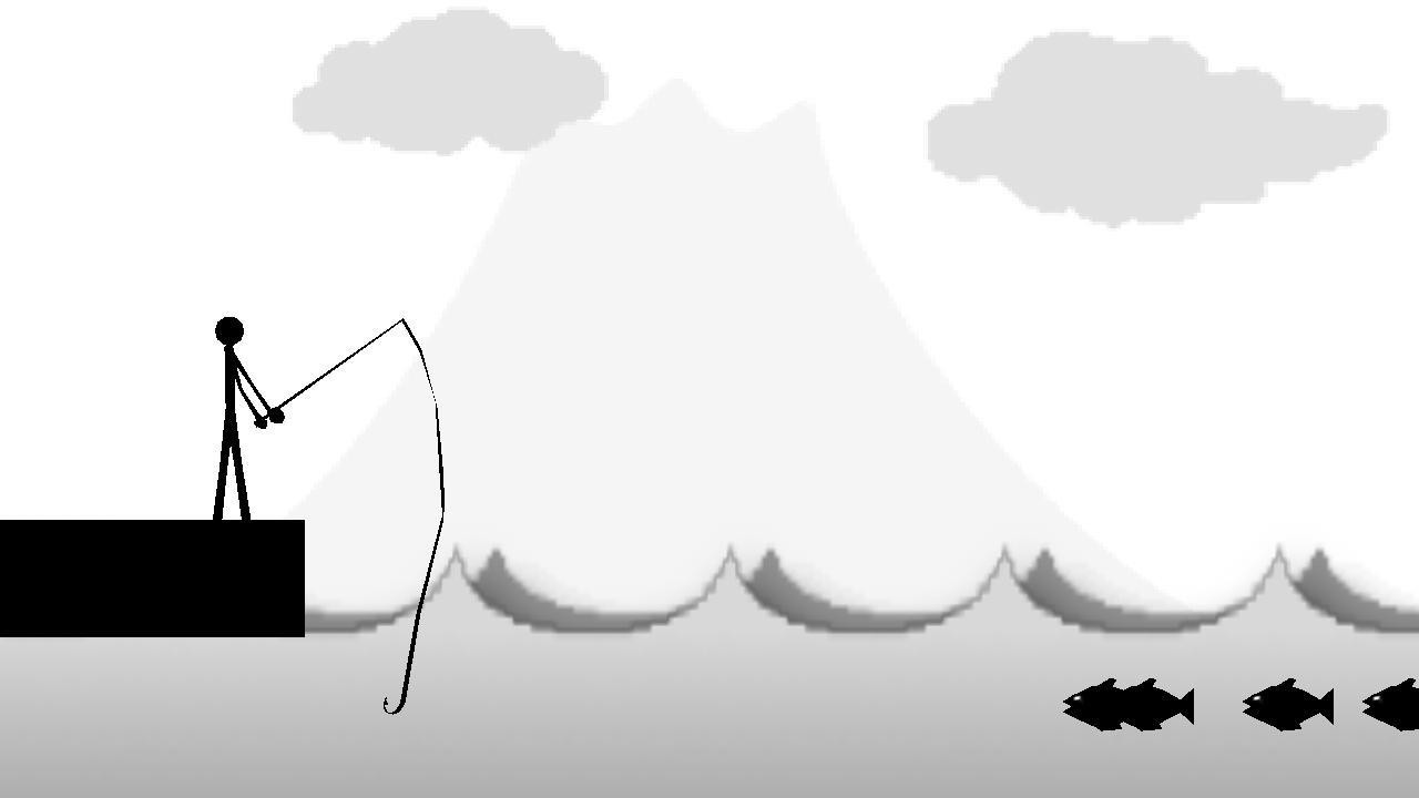 Fishing Stickman[Fishing game] (itch) - кадр 2