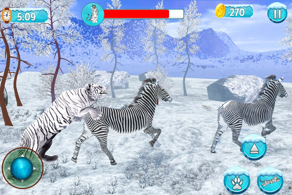 Wild White Tiger Family Simulator (itch) - кадр 2