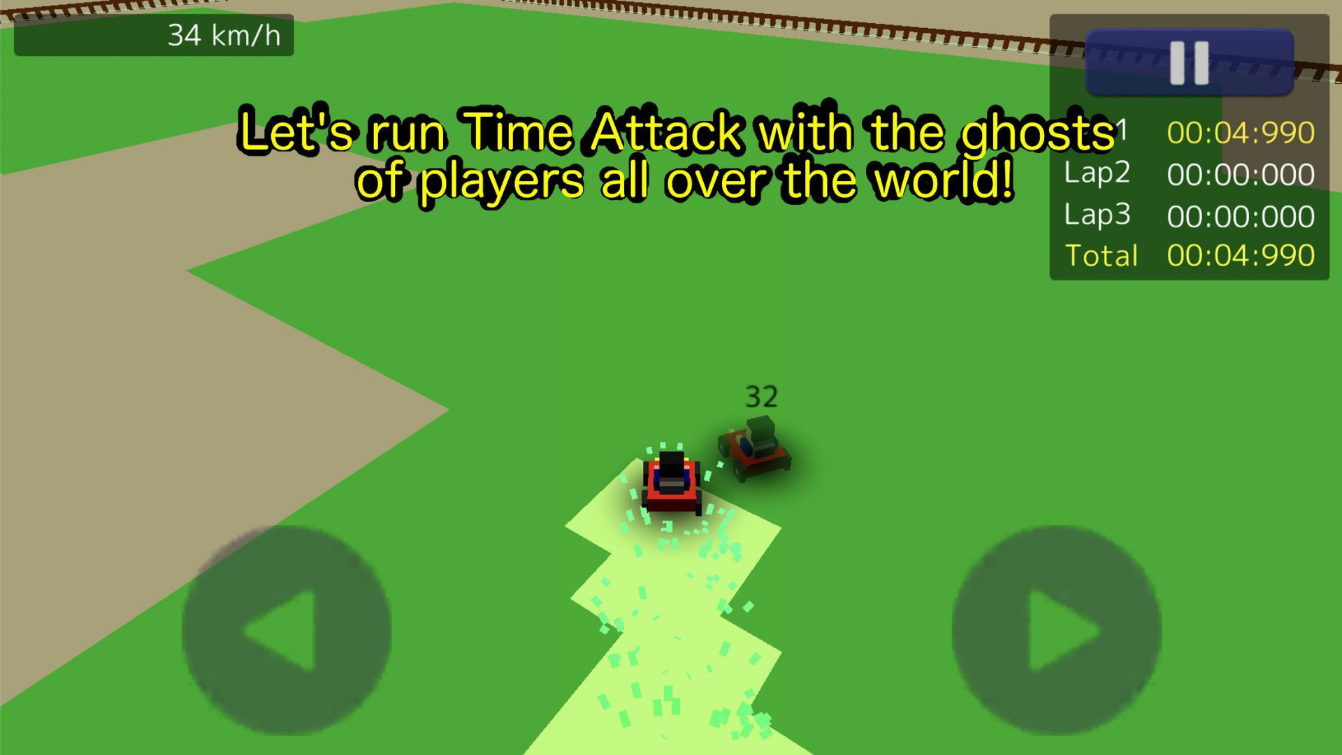 mower race battle (itch) - кадр 3