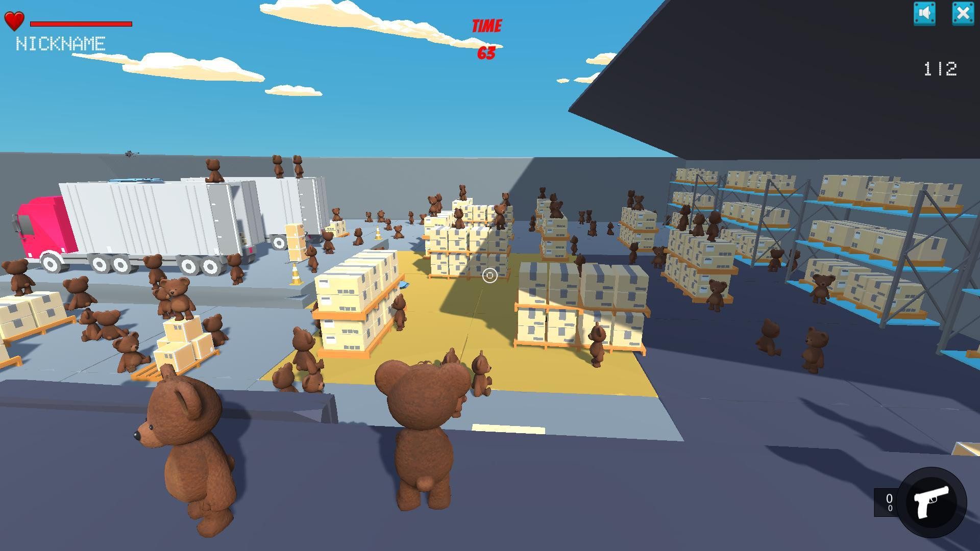Teddy Bear Shooter Multiplayer (itch) - кадр 3