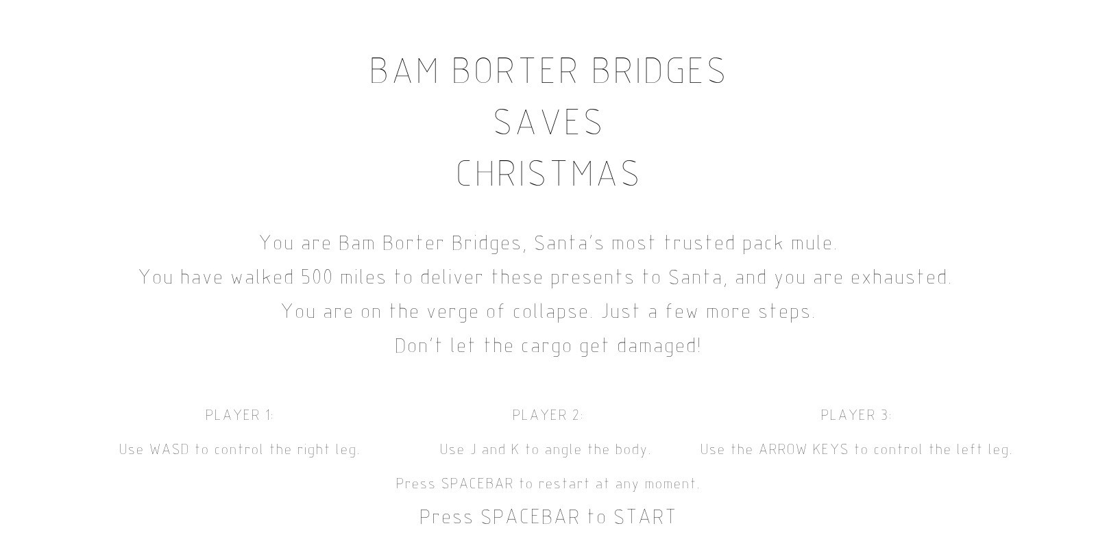 Bam Borter Bridges Saves Christmas (itch) - кадр 1