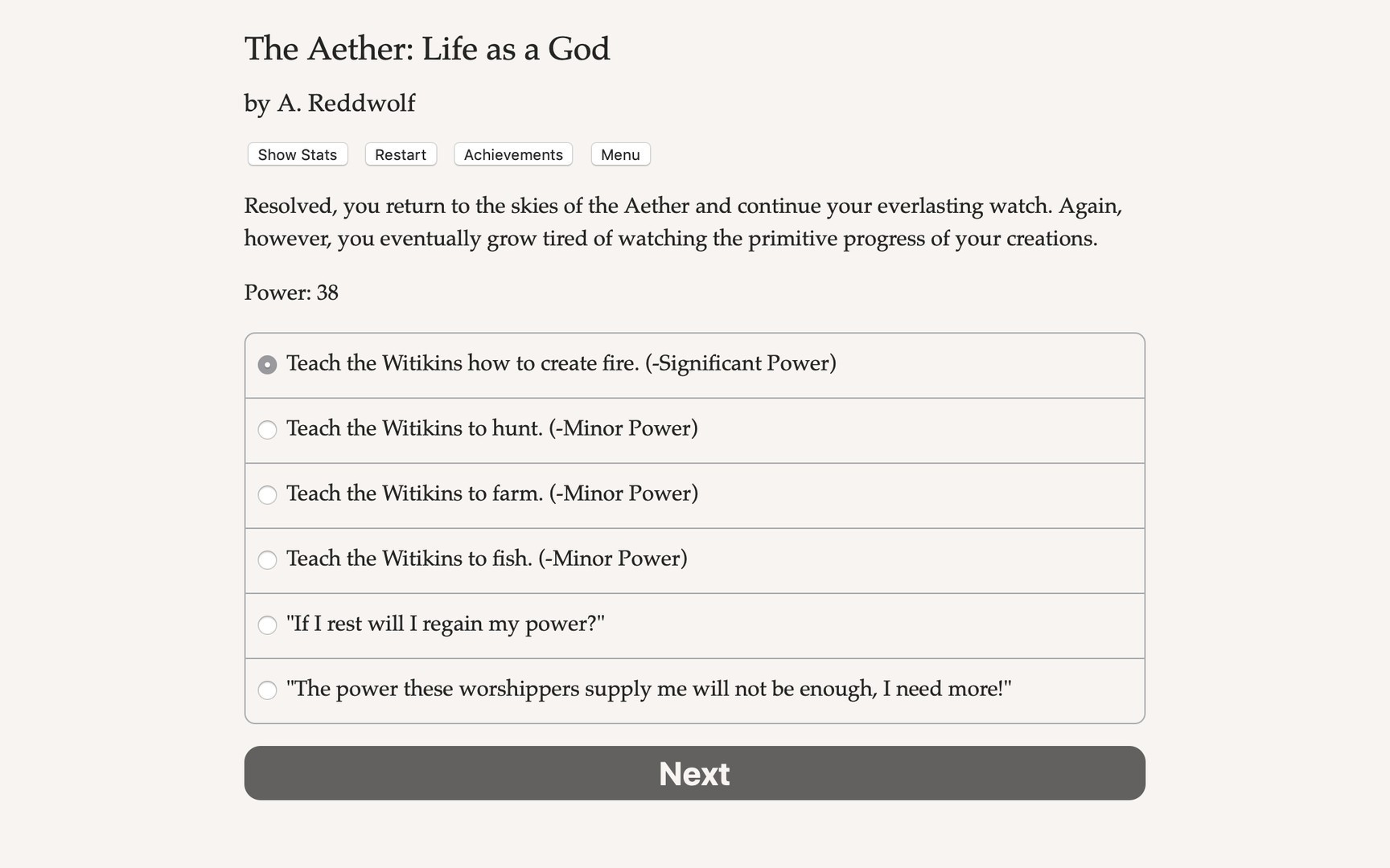 The Aether: Life as a God - кадр 2