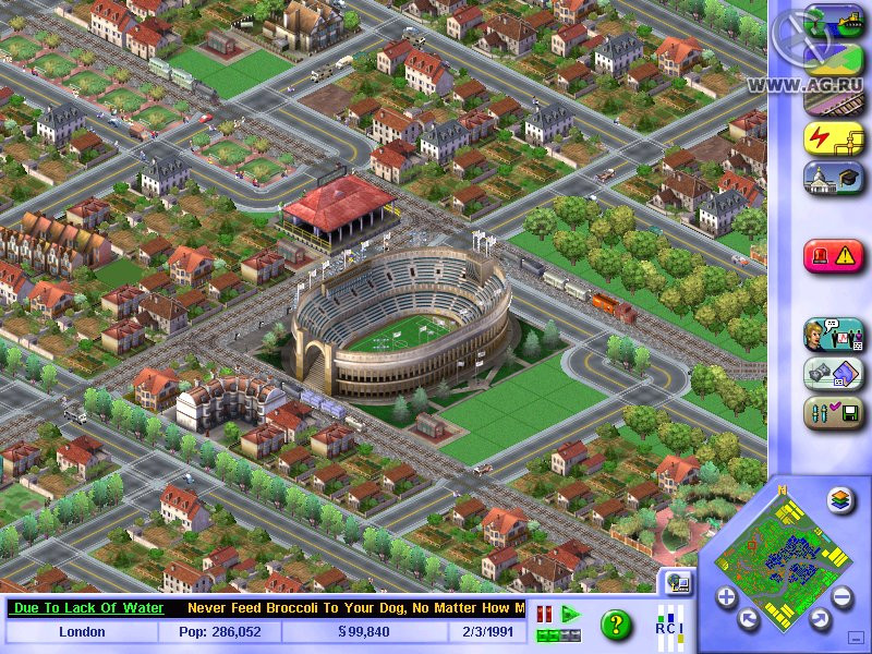 SimCity 3000 UK Edition - кадр 2