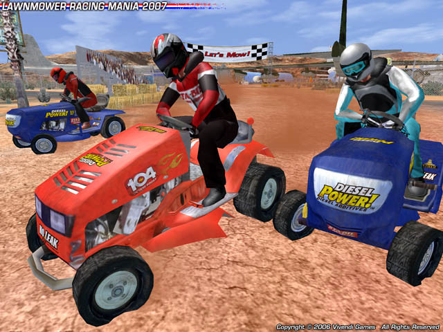 Lawnmower Racing Mania 2007 - кадр 4