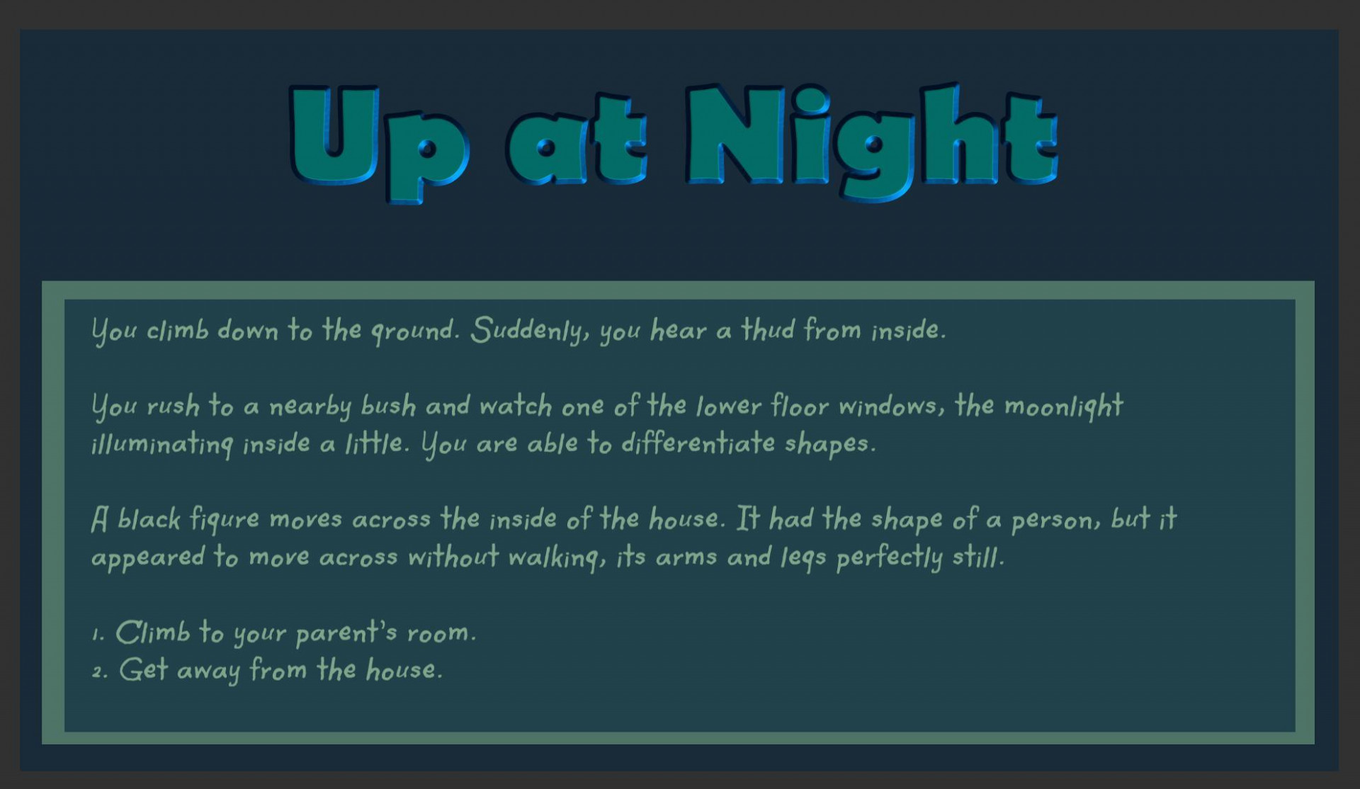 Up at Night (itch) - кадр 1