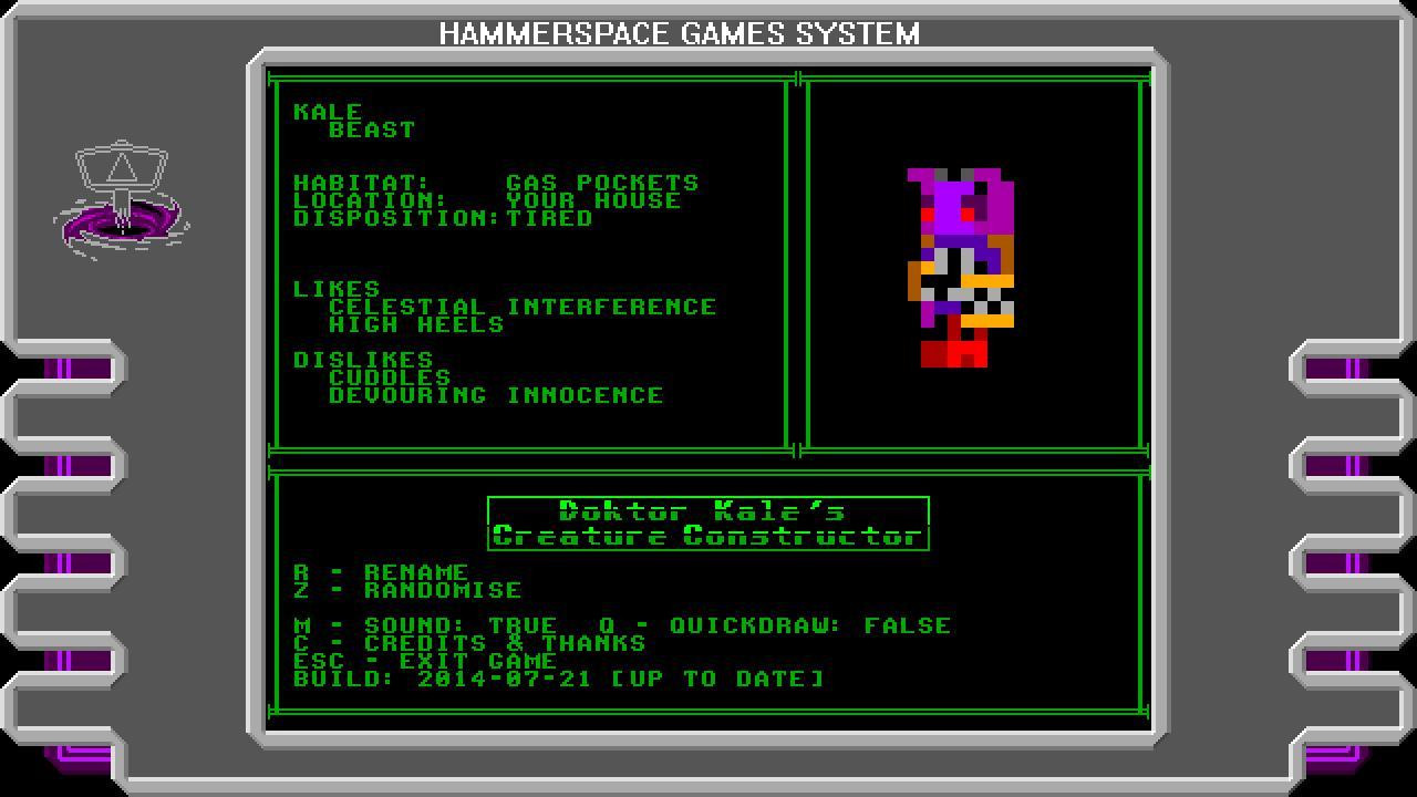 Doktor Kale's Creature Constructor (itch) - кадр 1