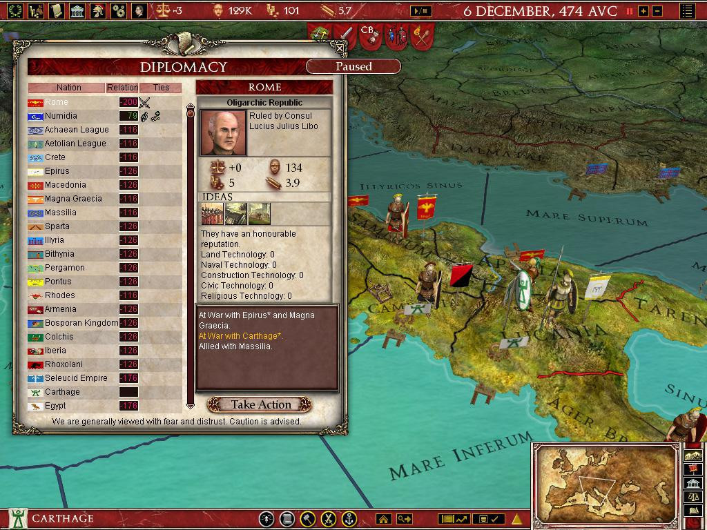 Europa Universalis: Rome - Gold Edition - кадр 15