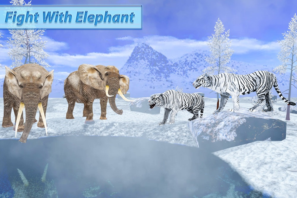 Wild White Tiger Family Simulator (itch) - кадр 3