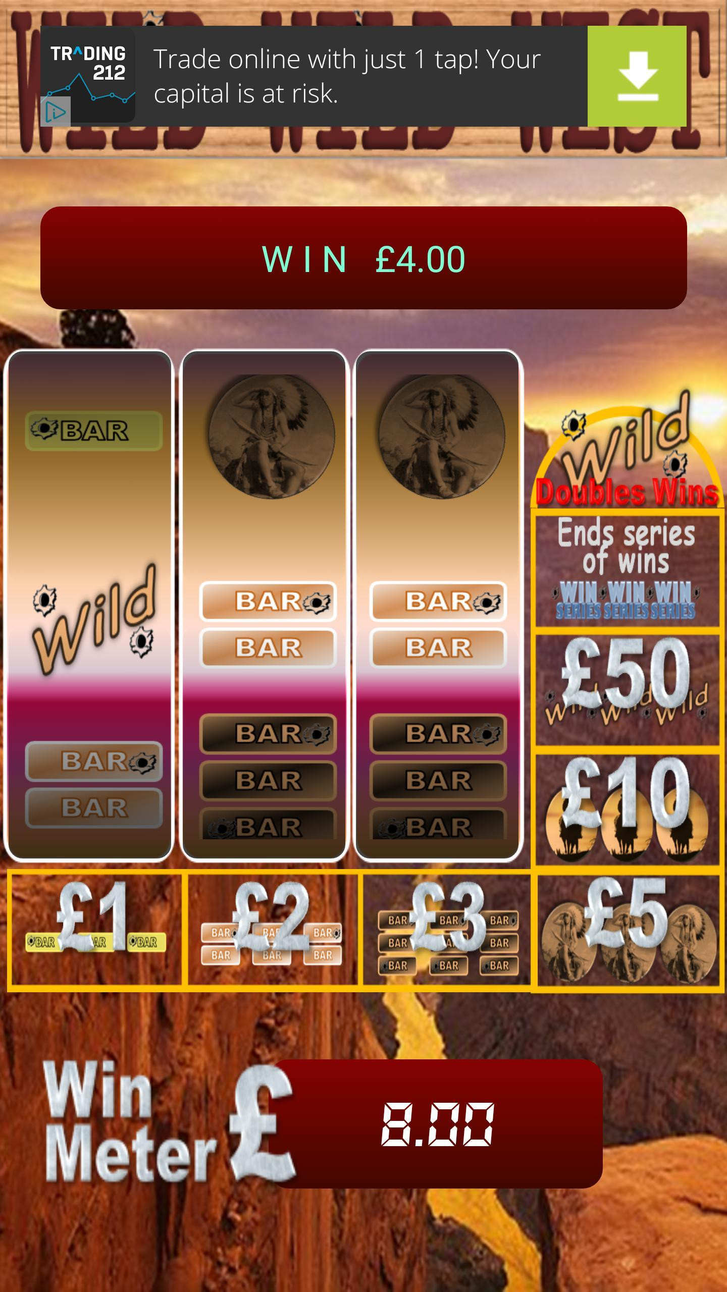 WILD WILD West Fruit Machine (itch) - кадр 4