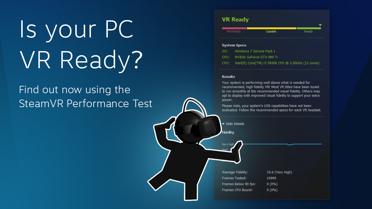 SteamVR Performance Test - кадр 1