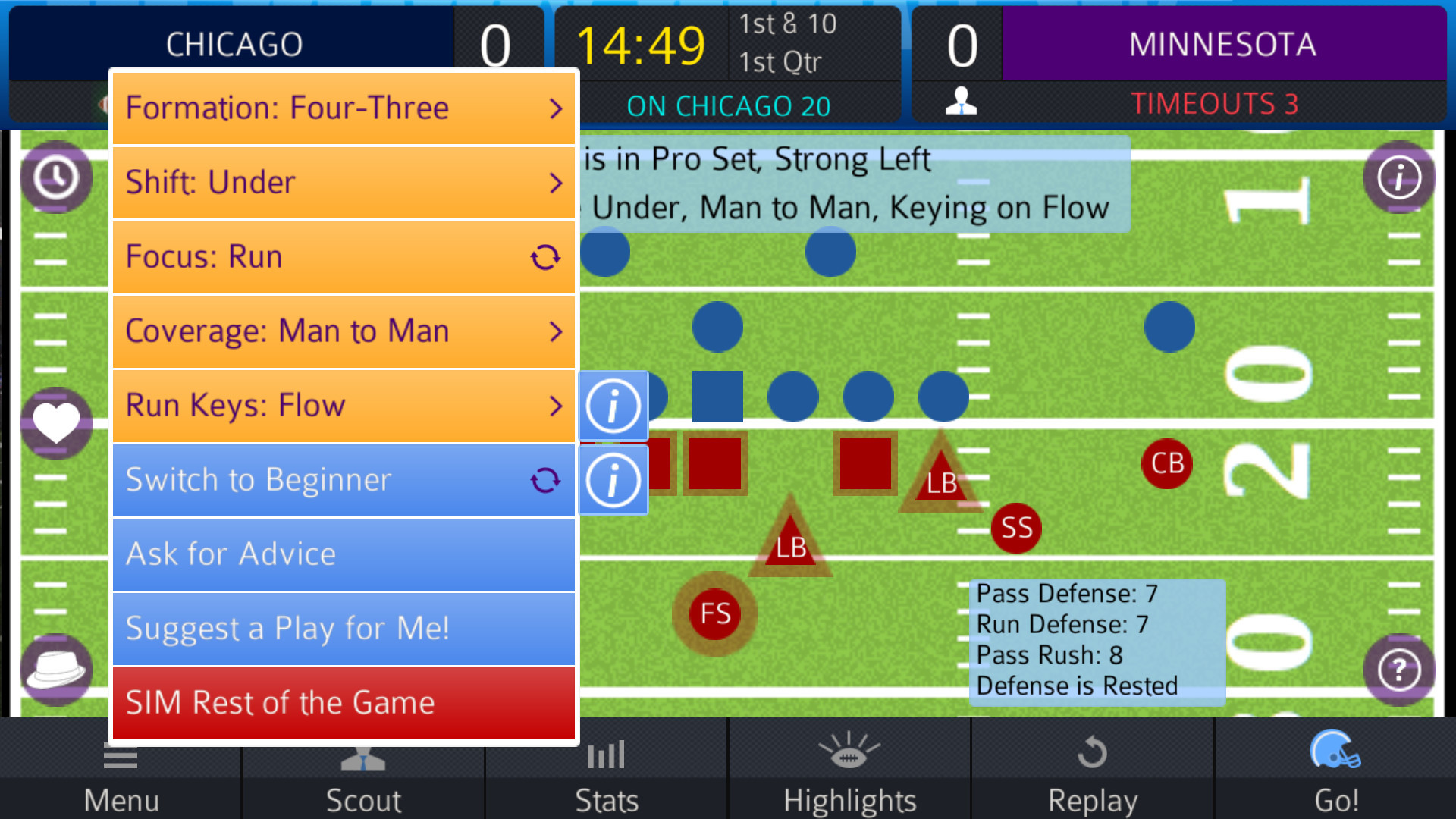 Pro Strategy Football 2016 - кадр 15