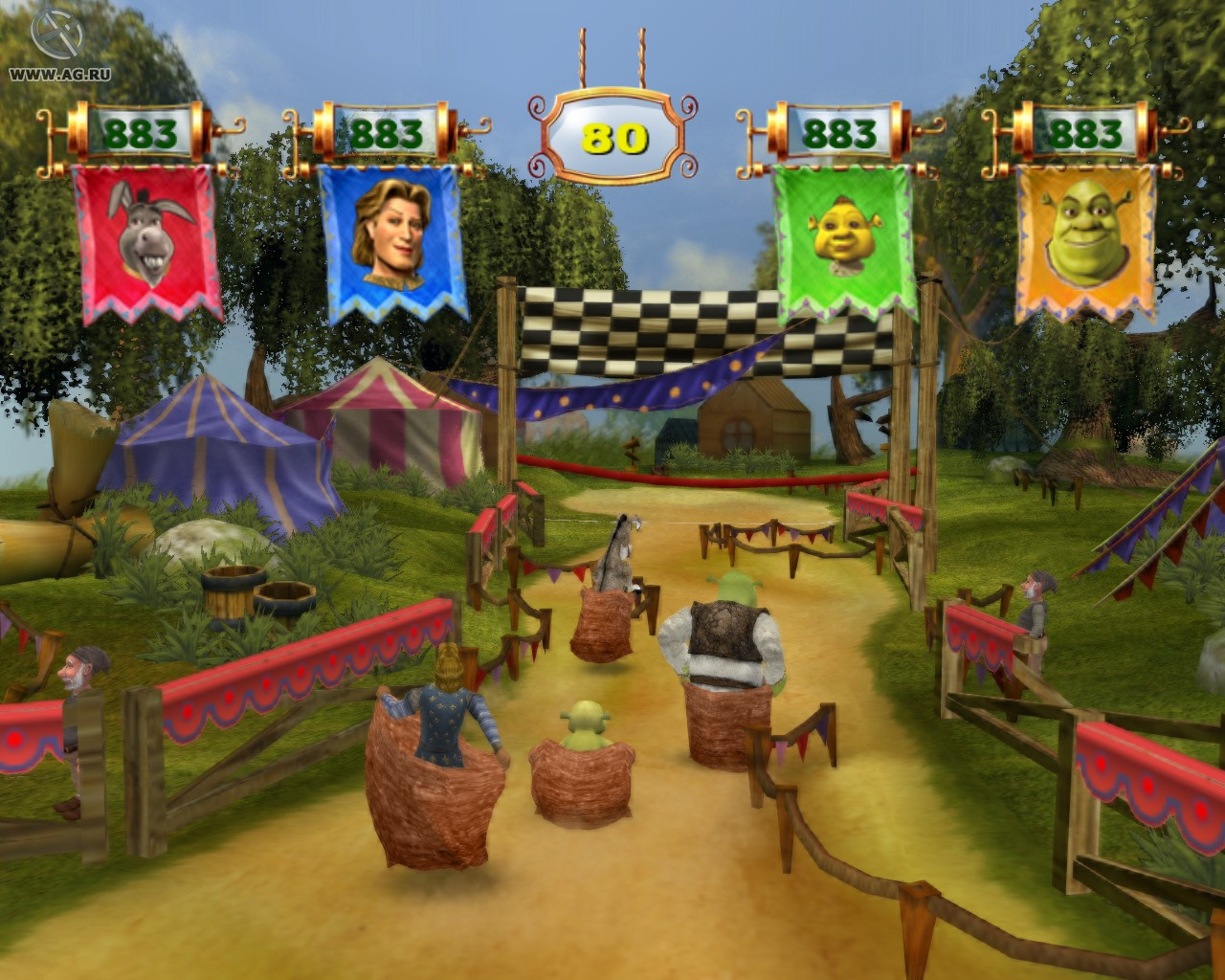 Shrek's Carnival Craze Party Games - кадр 11
