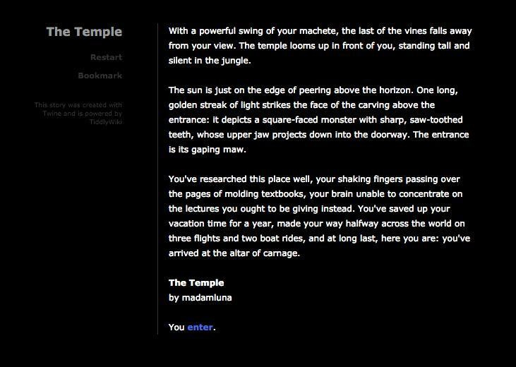 The Temple (itch) - кадр 1