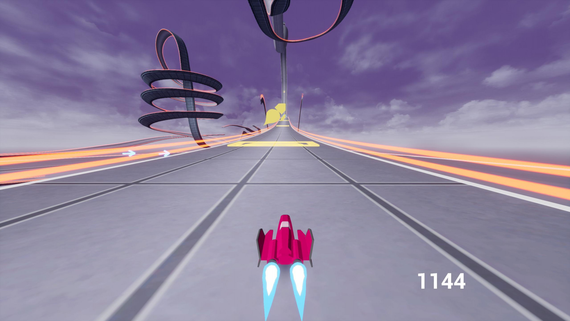 Anti-Gravity Unreal Engine 4 Racer Handling Test (itch) - кадр 2
