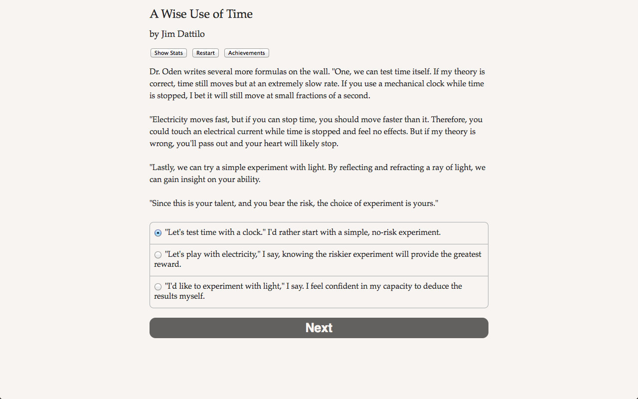 A Wise Use of Time - кадр 4