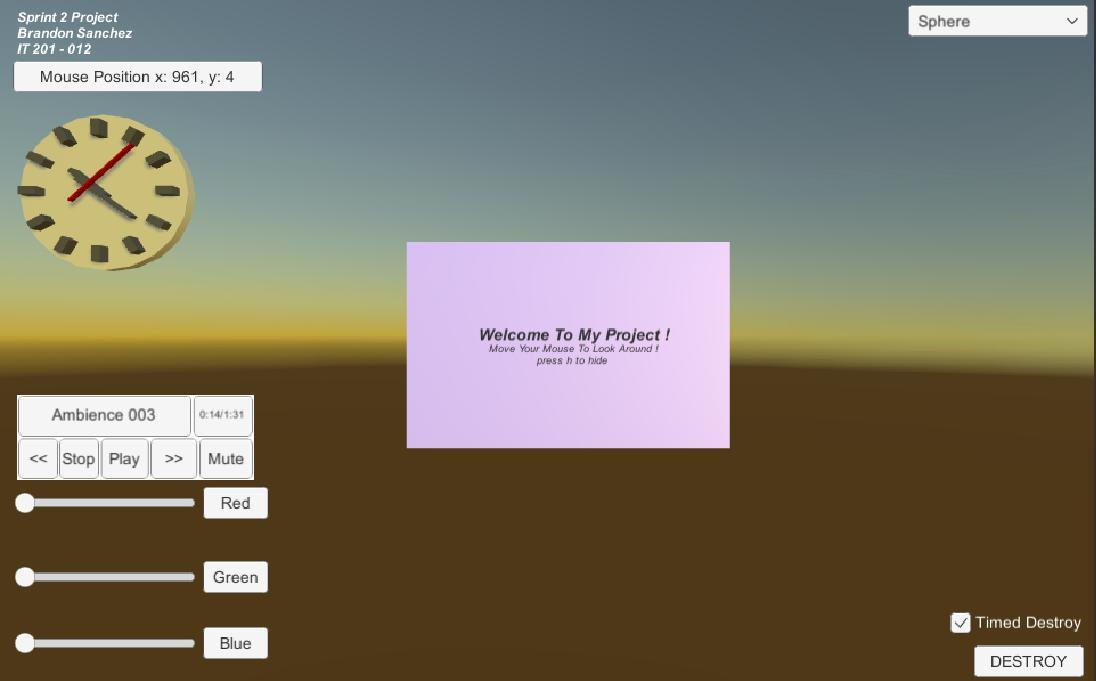 IT201_Project02_BrandonSanchez (itch) - кадр 1