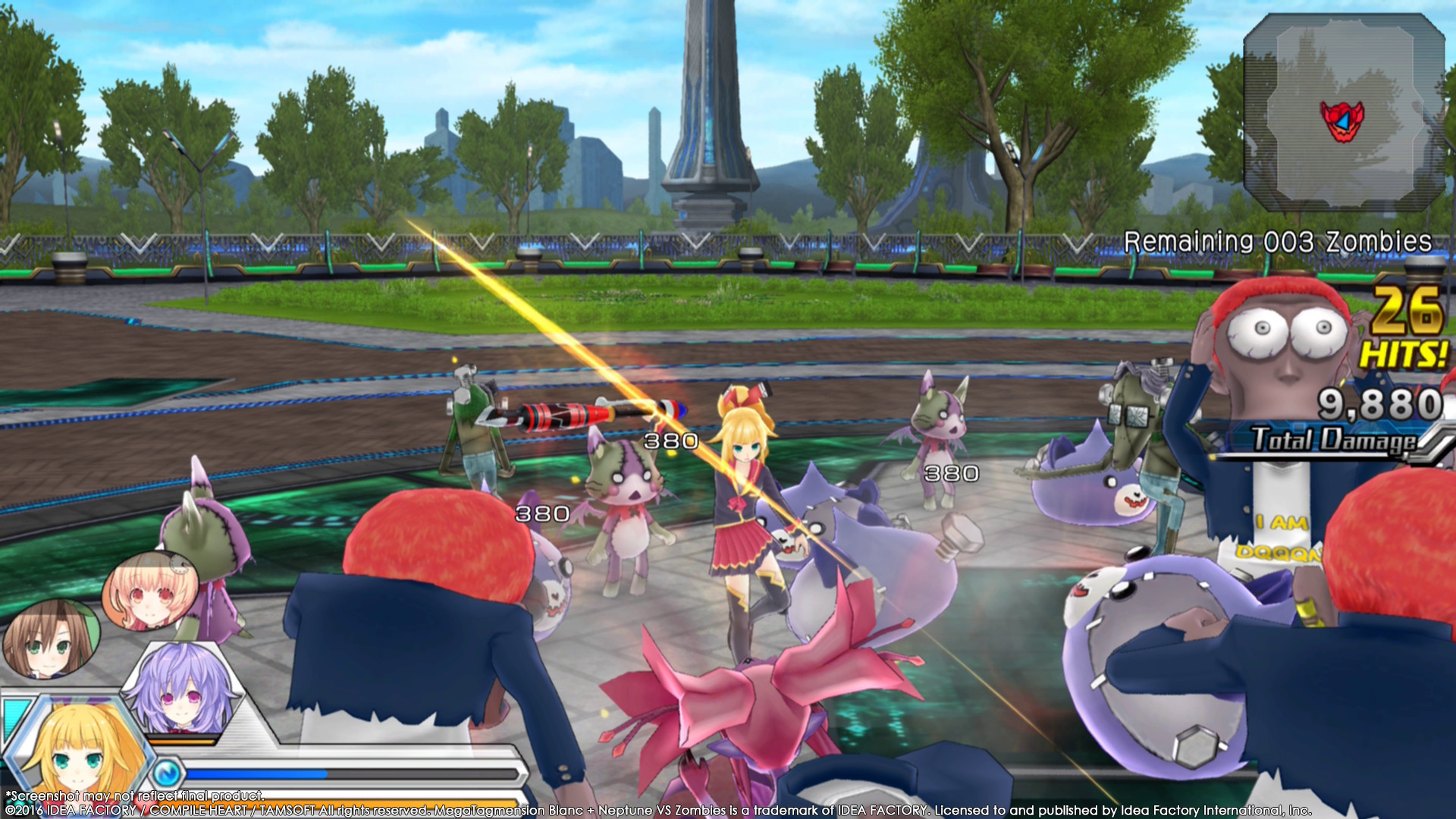 MegaTagmension Blanc + Neptune VS Zombies (Neptunia) - кадр 10