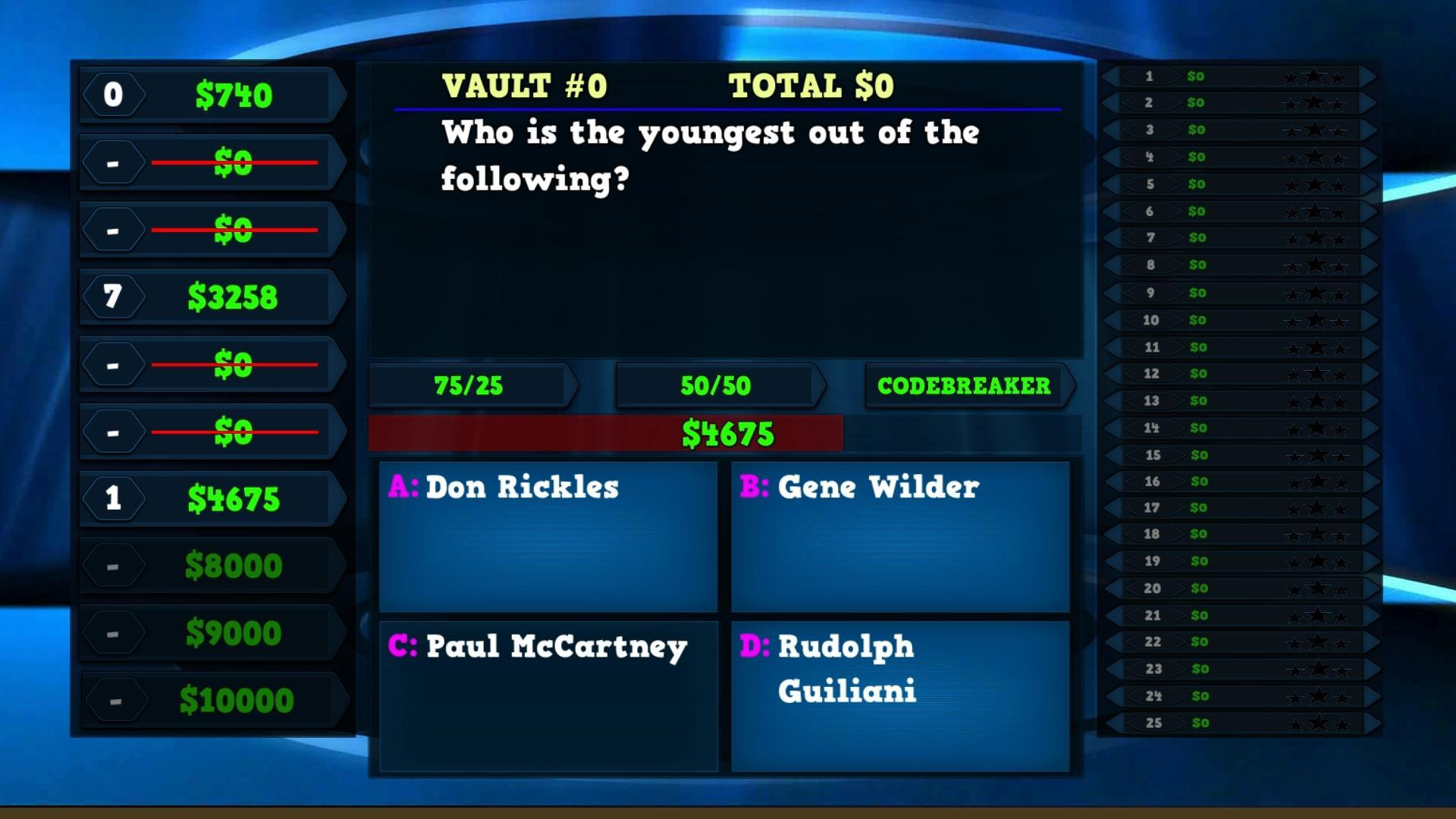 Trivia Vault: Celebrity Trivia - кадр 2