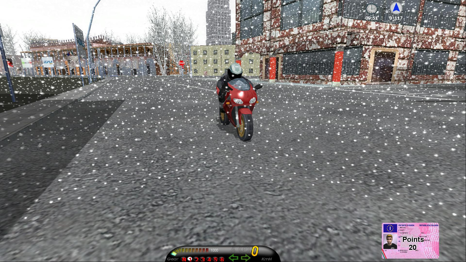 Safety Driving Simulator: Motorbike - кадр 2