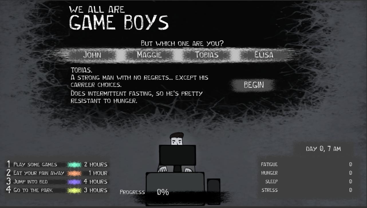 We All Are Game Boys (itch) - кадр 2