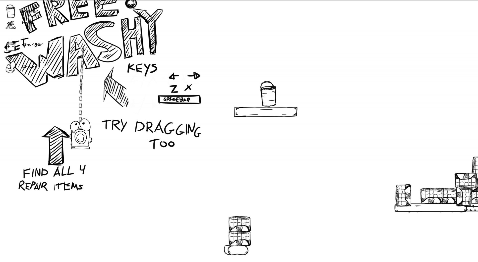 Washy - The Broken Washing Machine (itch) - кадр 3