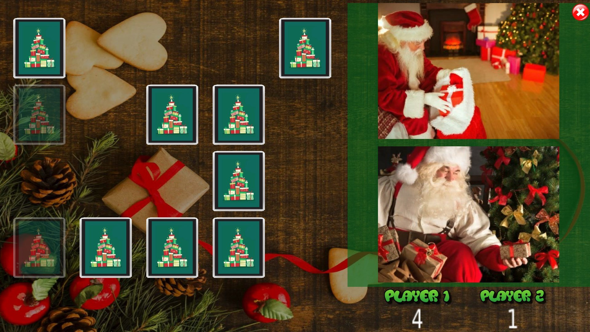 All Christmas Pairs Memory Game (itch) - кадр 2