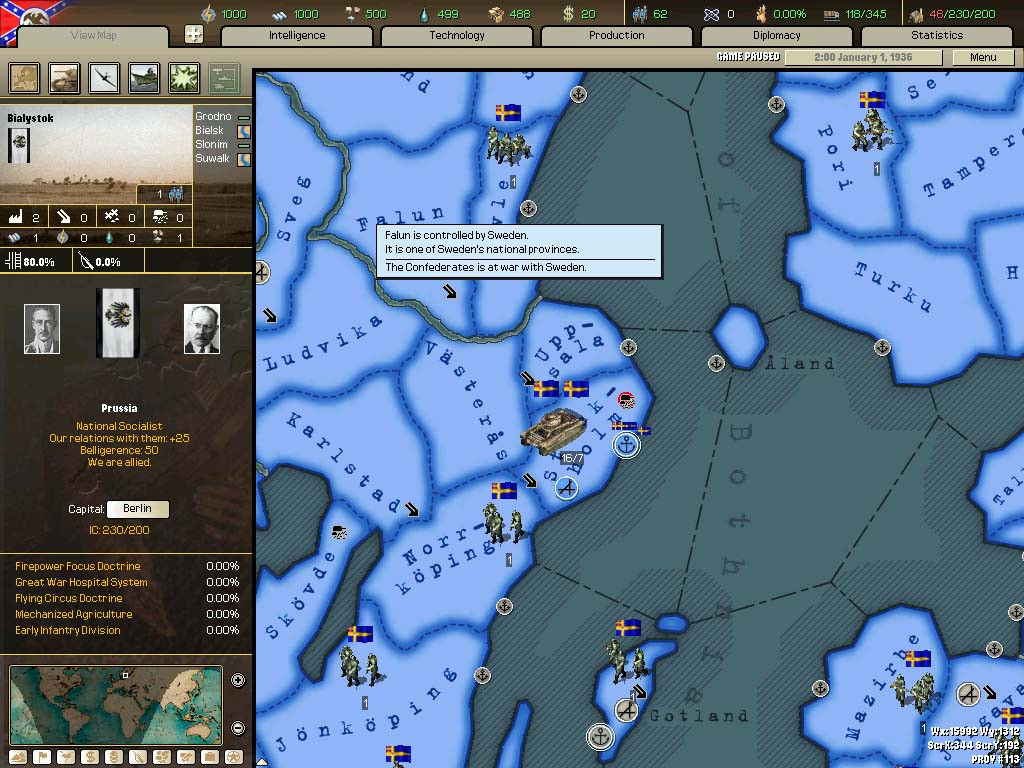 Hearts of Iron II: Doomsday - Armageddon - кадр 8